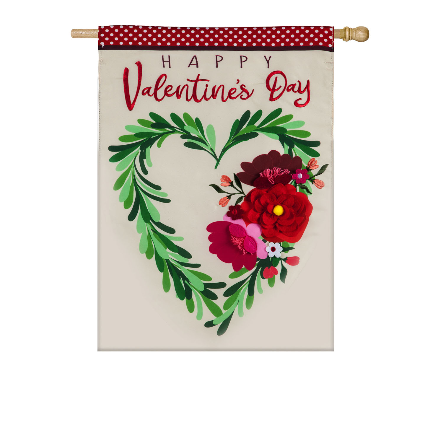 Valentine's Day - Valentine's Floral Heart Wreath